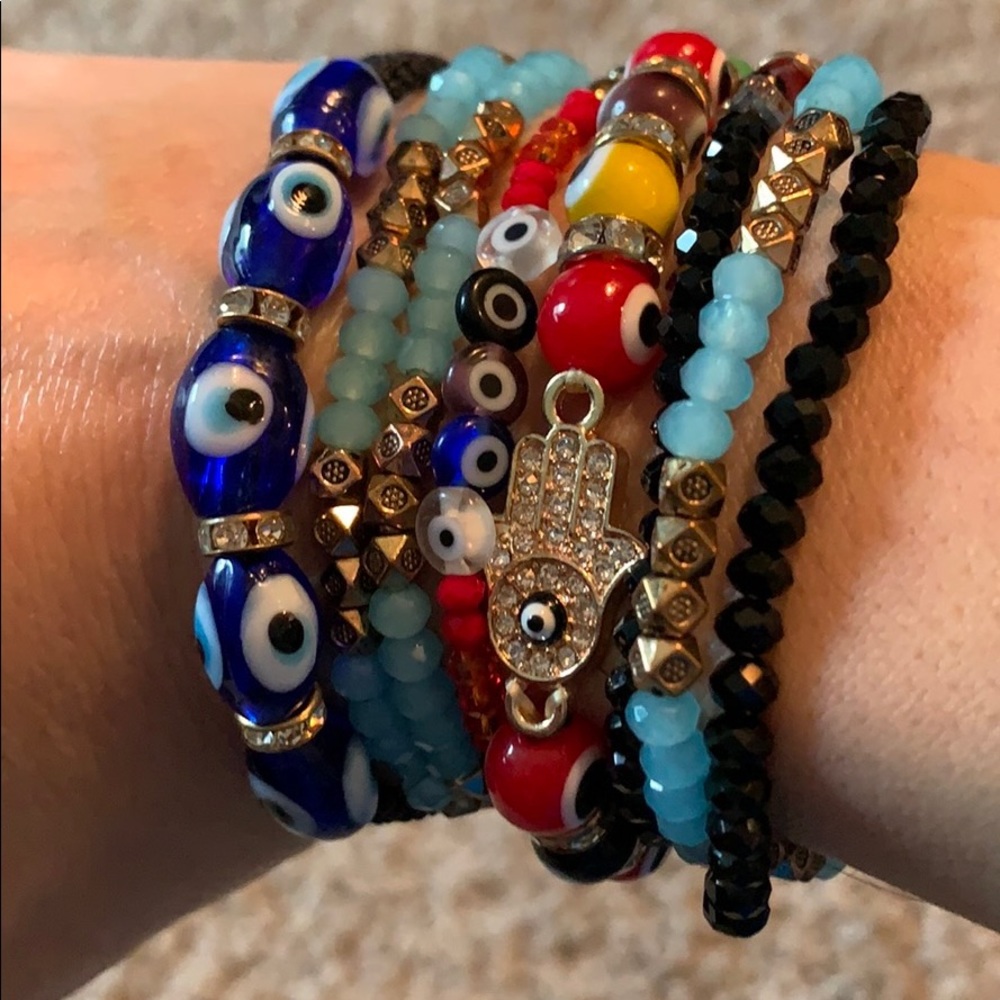 A set of 8 bracelets- from ALDO